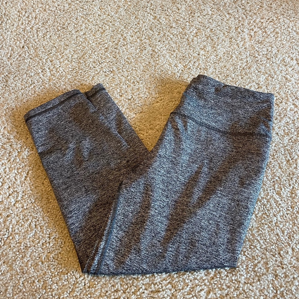 Victoria's Secret Gray Heathered Leggings with Tapered Fit